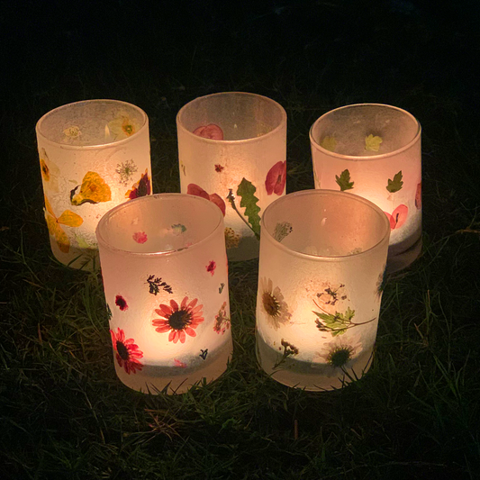 Garden Glow - Tealight Candle Jar