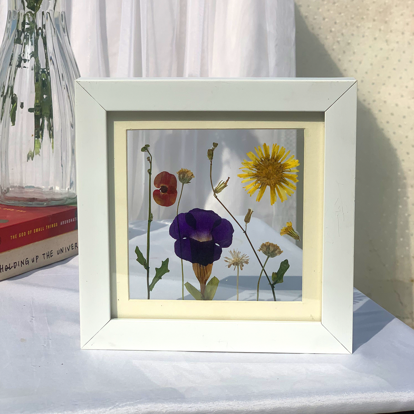 Dawn's Serenity - Double Glass Hanging Frame